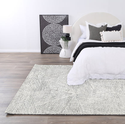 Alpine Monochrome Washable Rug - VITAL 0167-00