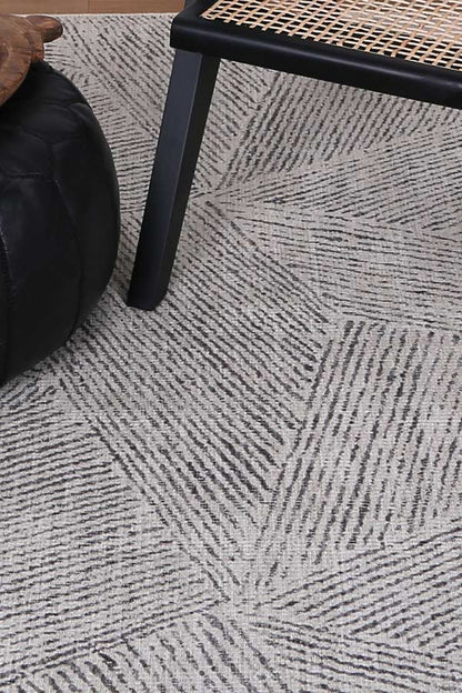 Alpine Monochrome Washable Rug - VITAL 0167-00