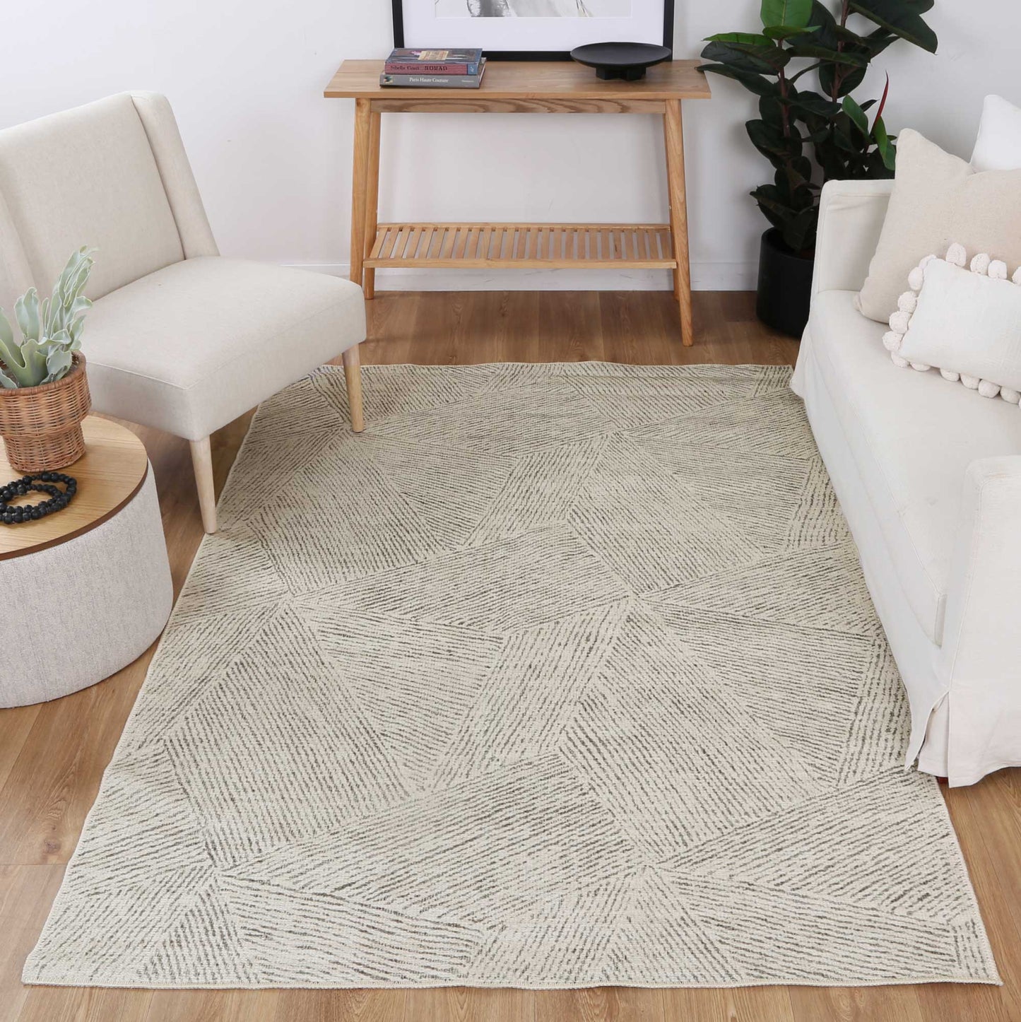 Alpine Monochrome Washable Rug - VITAL 0167-00