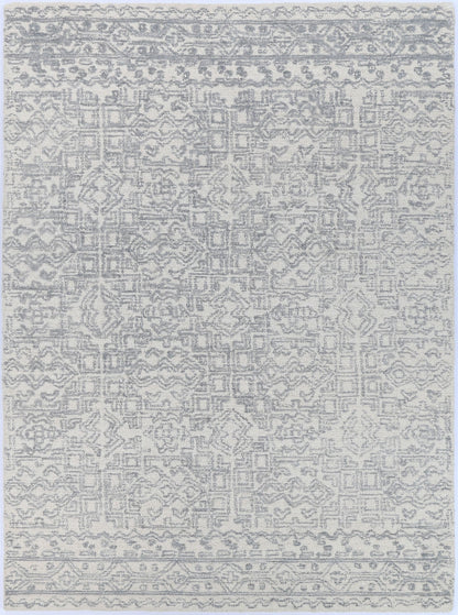 Posy Puru 02A in Grey Rug