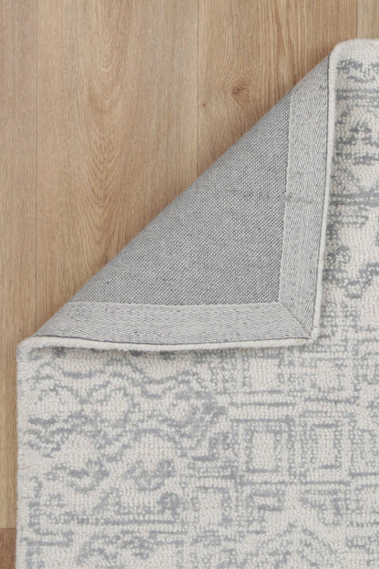 Posy Puru 02A in Grey Rug