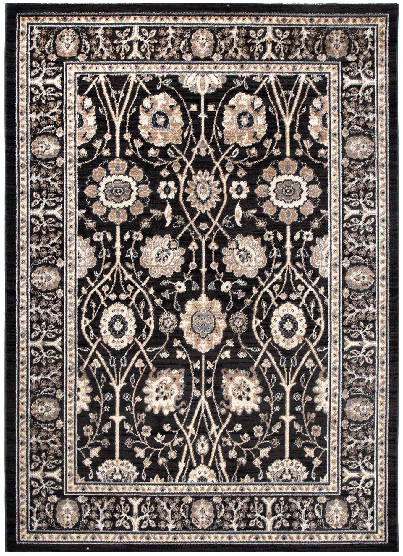 Arya Blossom in Dark Grey Rug