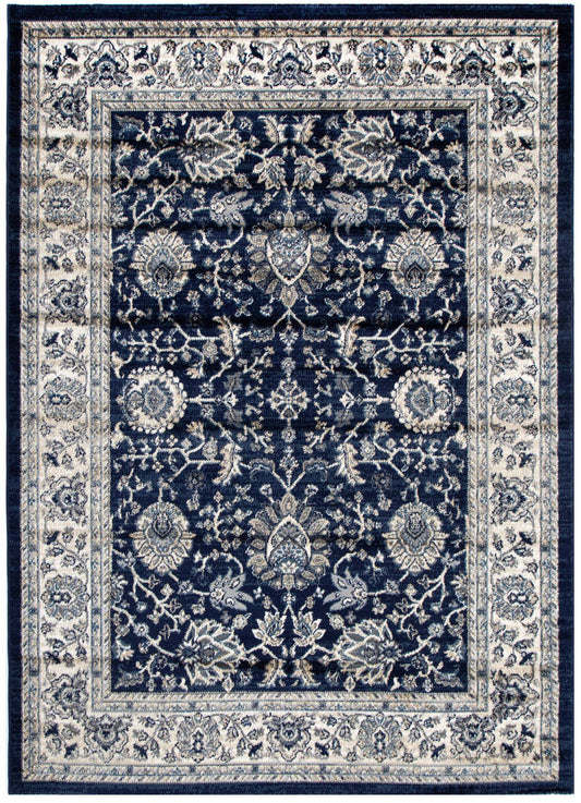 Arya Traditional in Navy Blue Rug