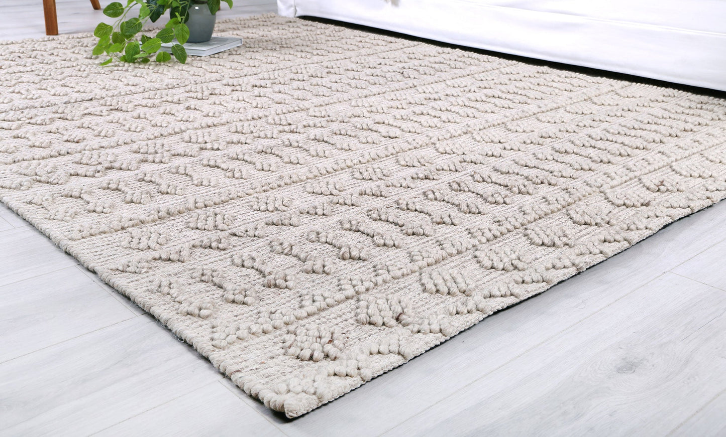 Himalaya Fine Tribal In Natural Wool Rug