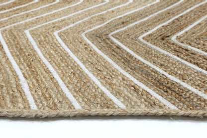 Artisan Chevron in Beige Rug