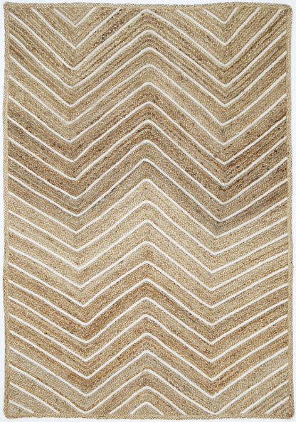 Artisan Chevron in Beige Rug