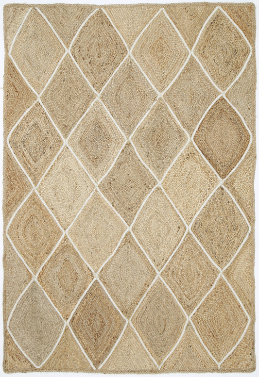 Artisan Diamond in Natural Rug