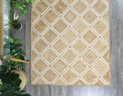 Artisan Parquetry in Beige Rug