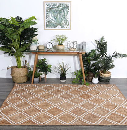 Artisan Parquetry in Beige Rug