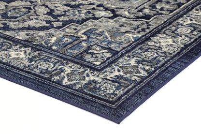 Arya Tranistional Navy Rug