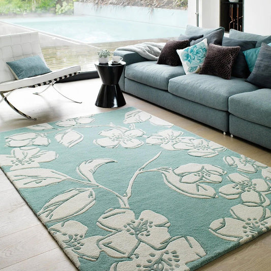 Asiatic Devore Blue Rug