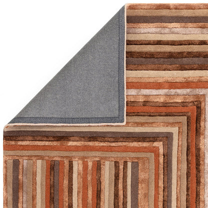 Asiatic Network Terracotta Rug