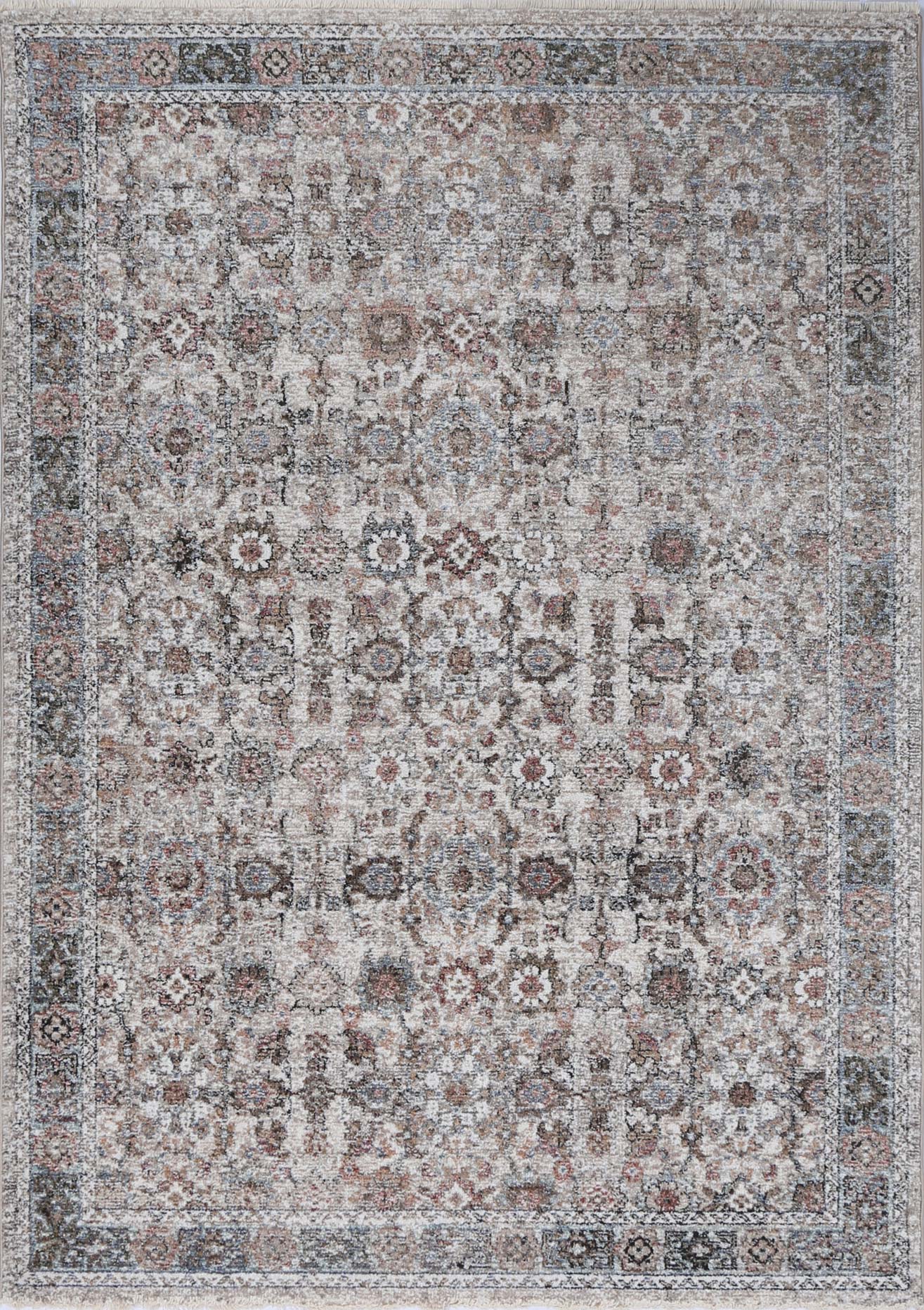 Baile Vintage Cedercroft Beige/Rust Rug