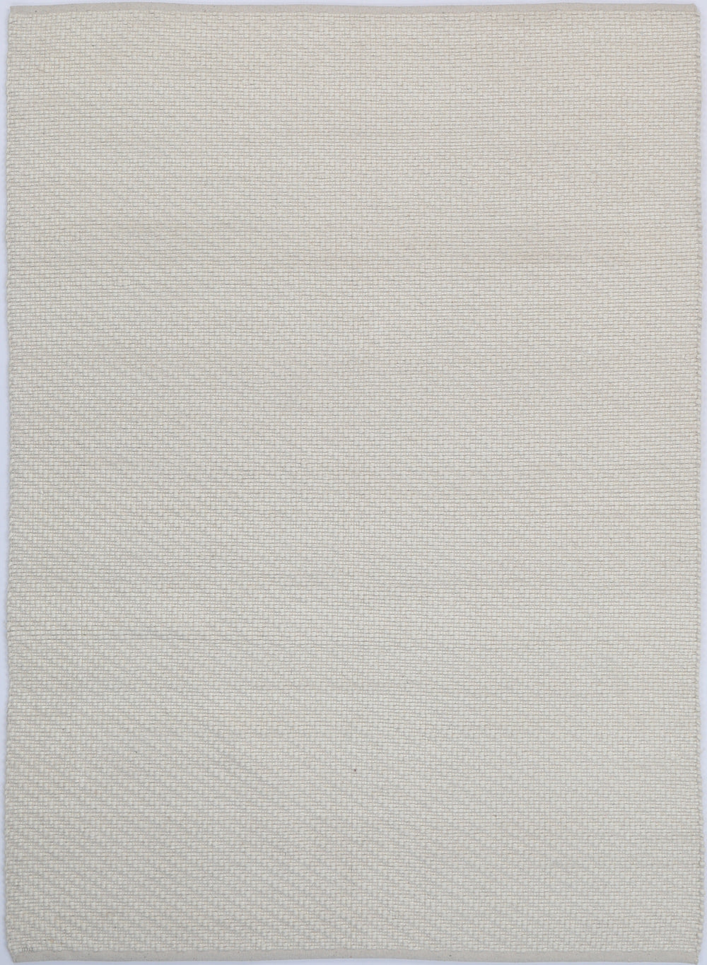 Basalt Ivory Wool Blend Textured Ivory Rug