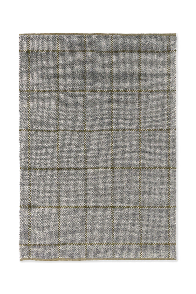 Brink & Campman Craft Matter Check Slate 049104 Rug