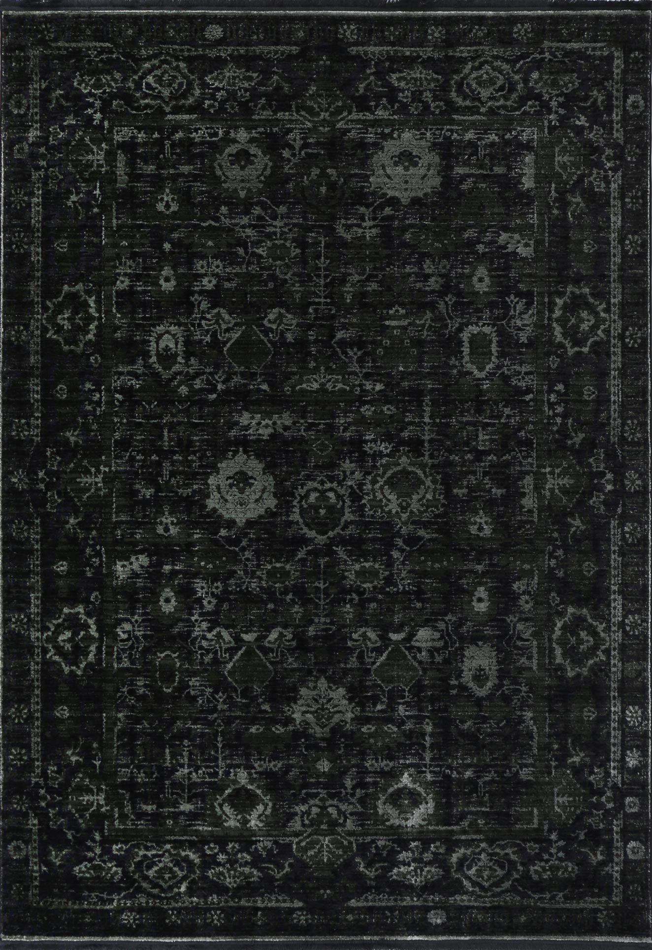 Brooklyn Vintage Oriental Emerald Green Rug