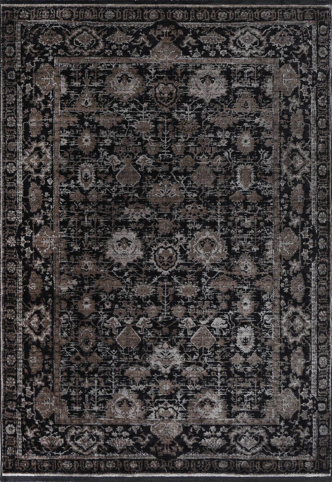 Brooklyn Vintage Oriental Pewter Rug