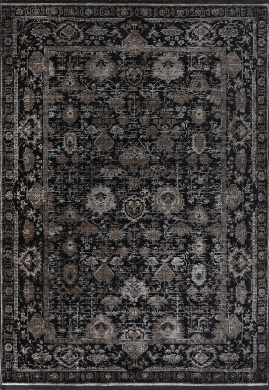 Brooklyn Vintage Oriental In Pewter Rug