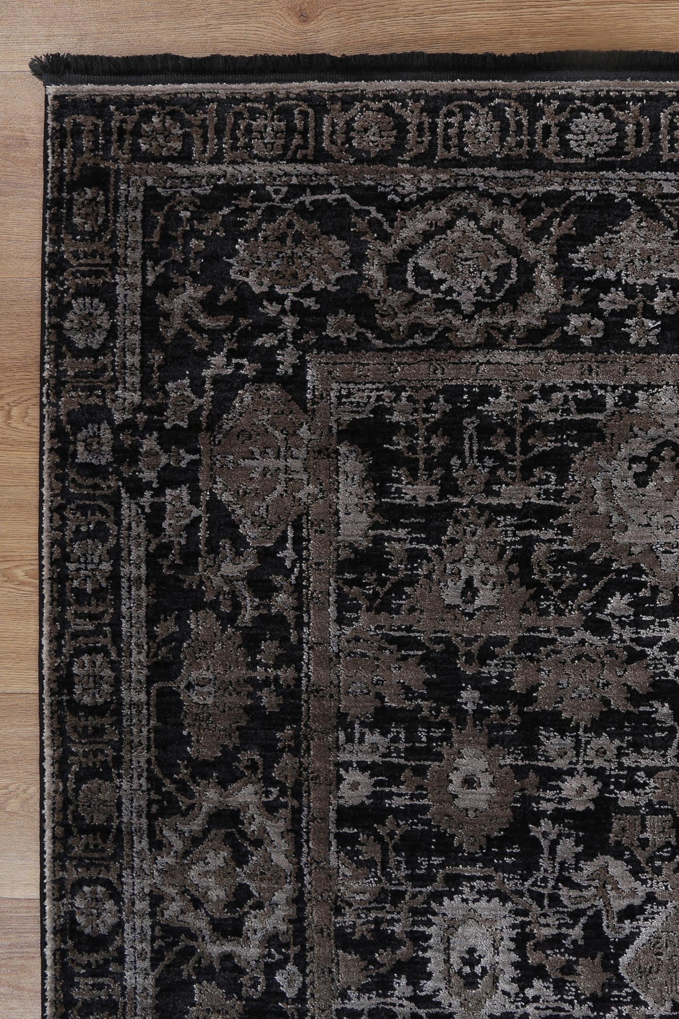 Brooklyn Vintage Oriental Pewter Rug