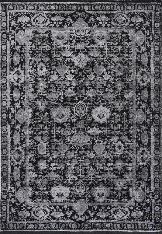 Brooklyn Vintage Oriental In Silver Rug