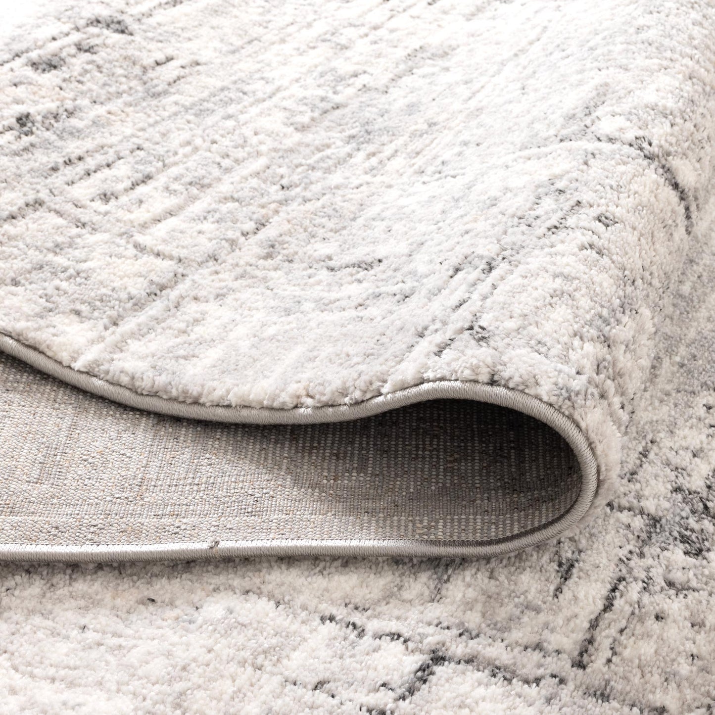 Dorado Distressed Lines In Grey  Rug