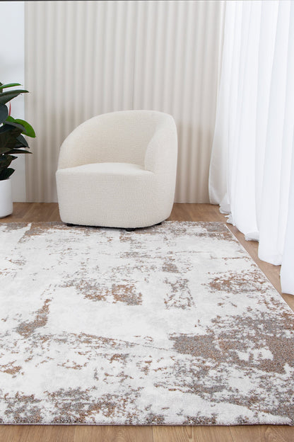 Grace Bare Elegance in Brown Rug