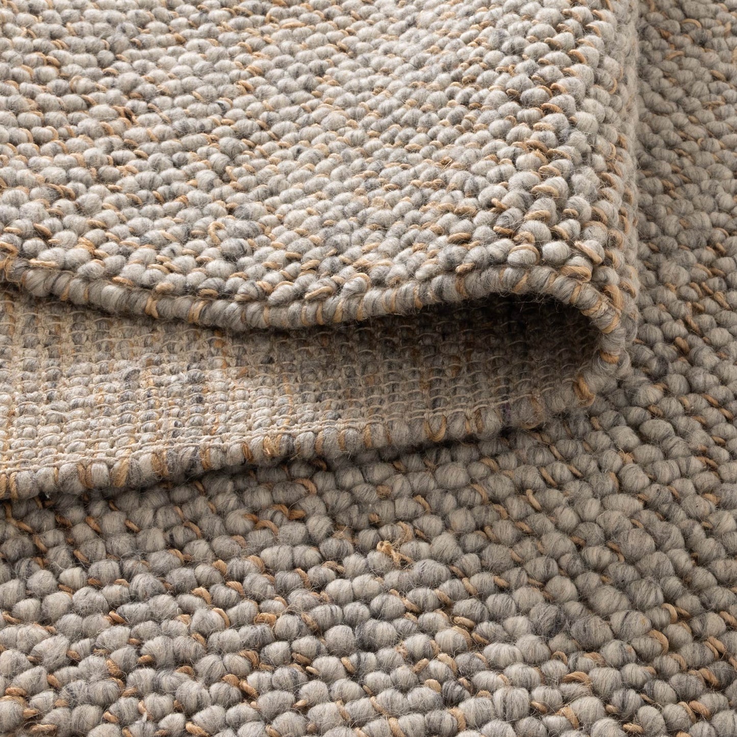 Eco Weave Jute and Wool In Grey  Rug