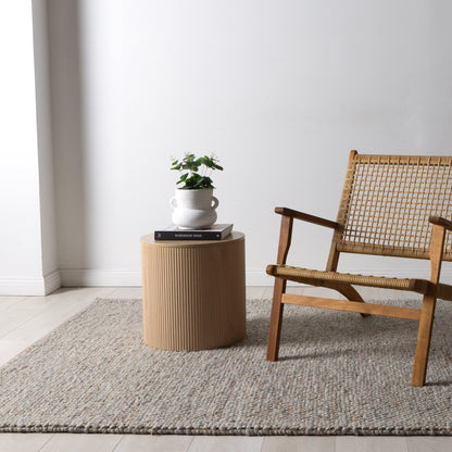 Eco Weave Jute and Wool In Grey  Rug