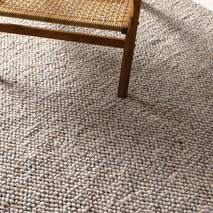 Eco Weave Jute and Wool In Grey  Rug