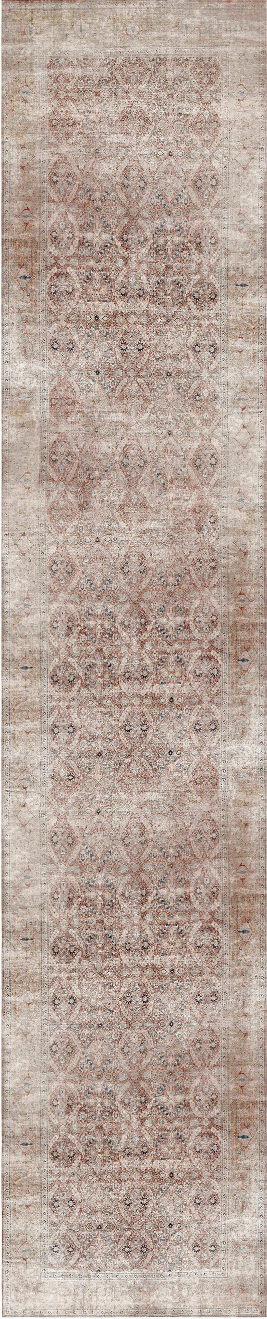 Distressed Vintage Levent Runner Rug - VITAL 3211-00