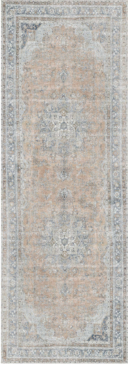 Distressed Vintage Oxus Desert Runner Rug - VITAL 3249-07