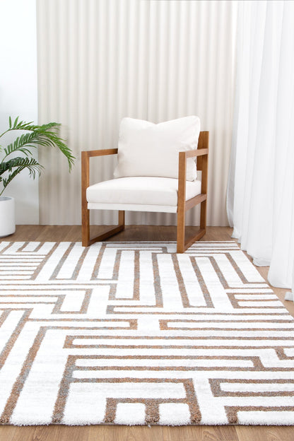 Indulgence Maze Cream Rug