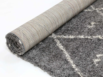 Kasbah Mizzie Tribal Grey Cream Rug