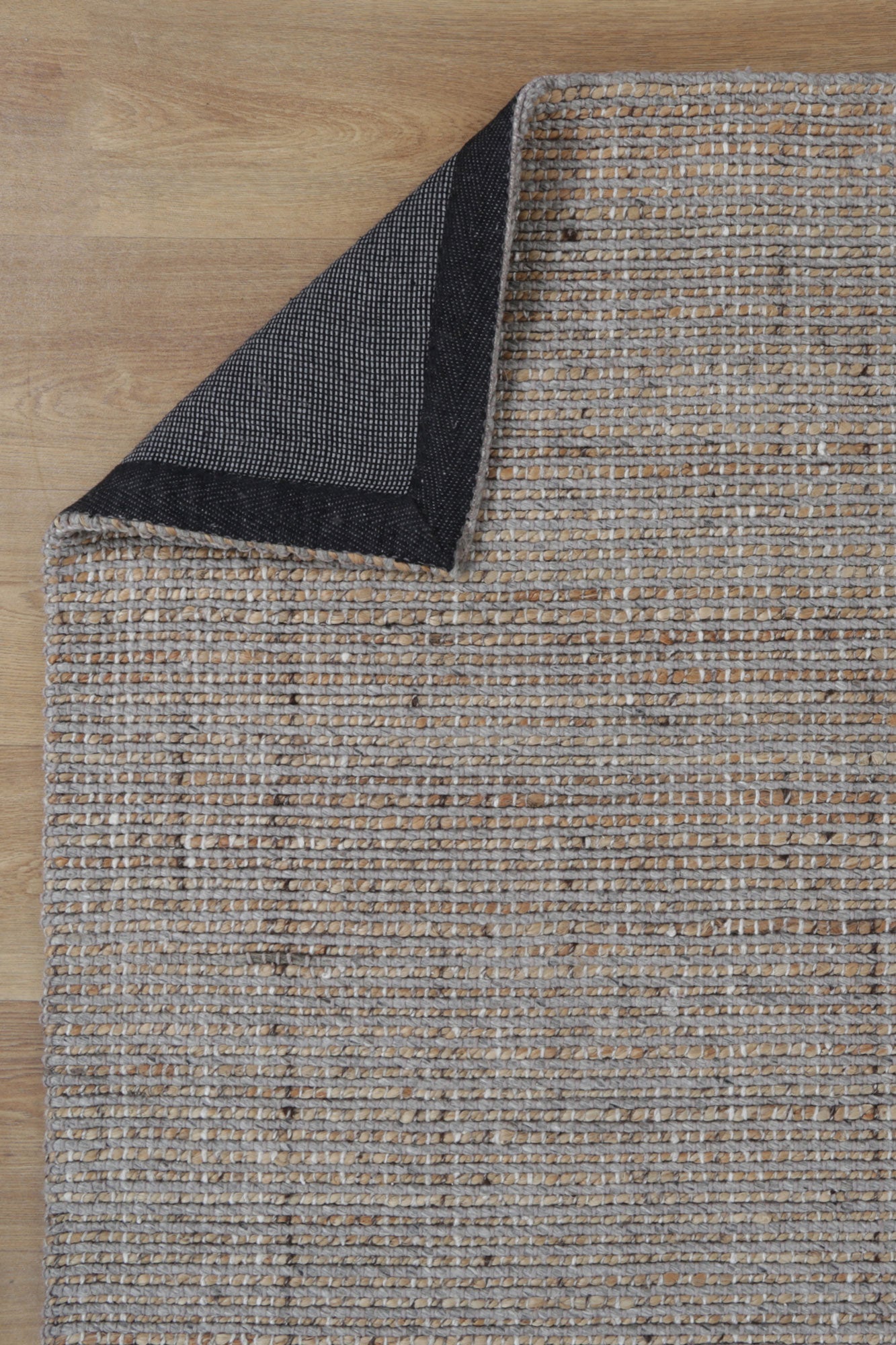 Dune Jute & Wool in Light Grey Rug