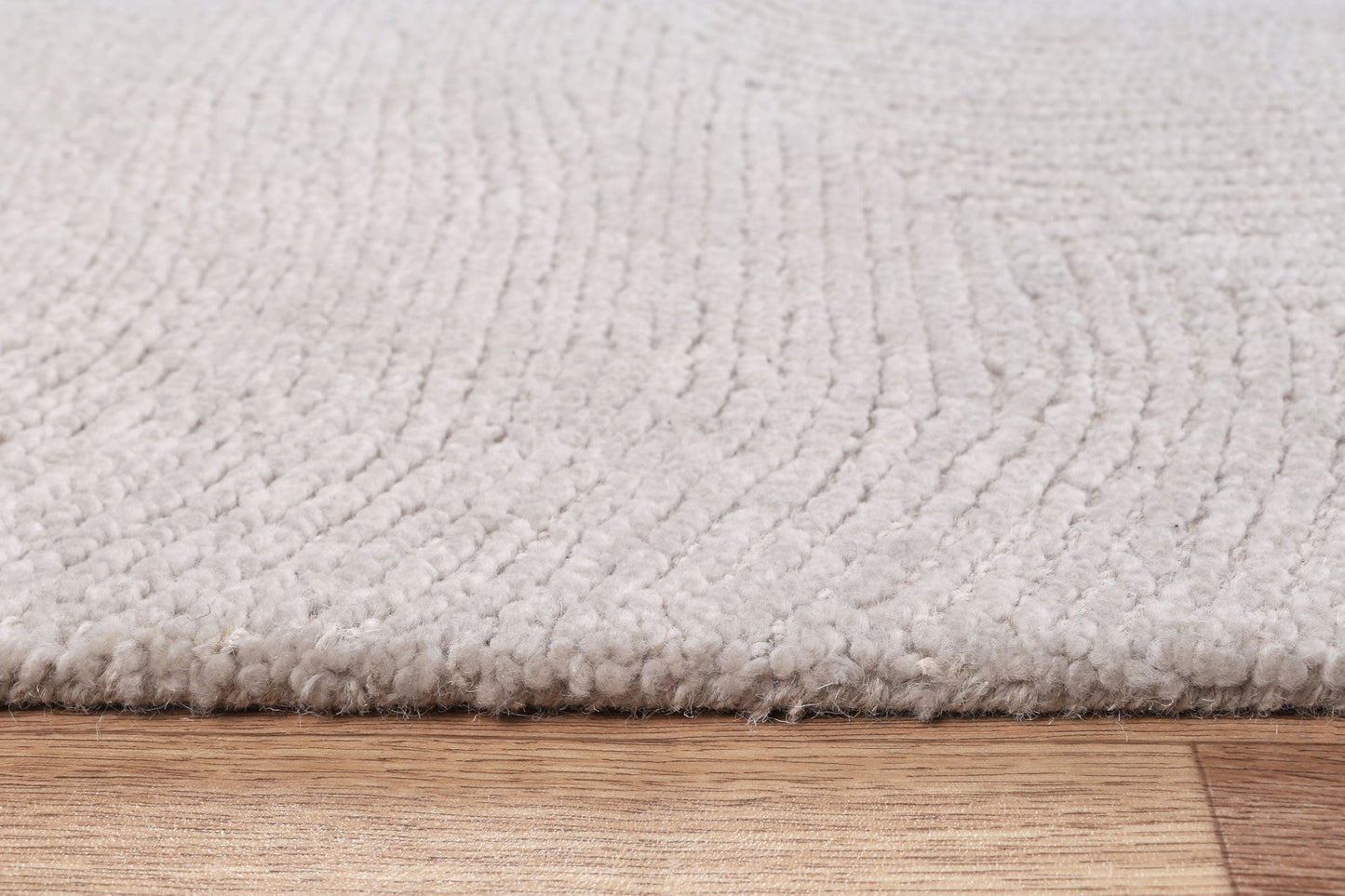 Loren Almon 01 in Platinum Wool Rug