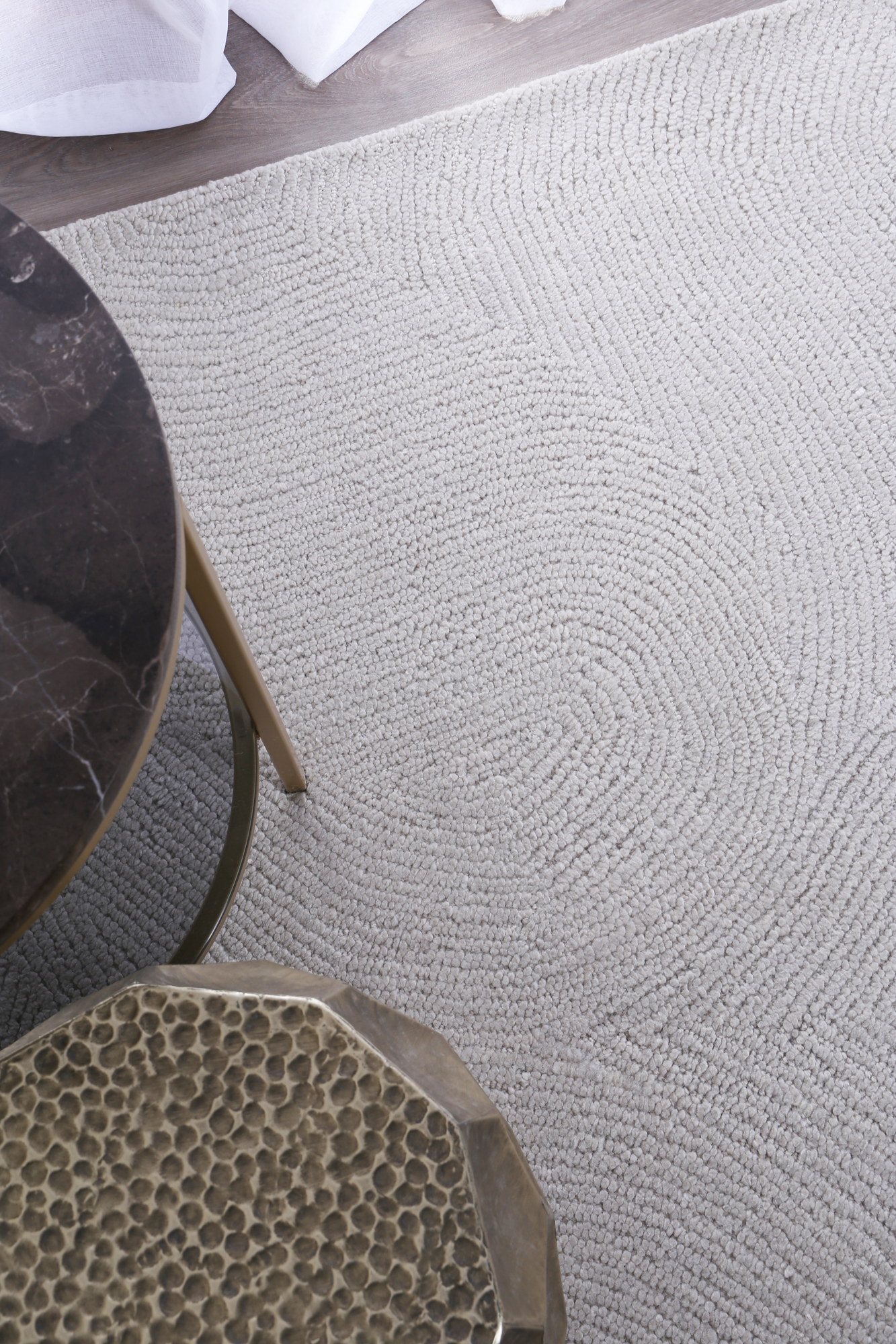 Loren Almon 01 in Platinum Wool Rug