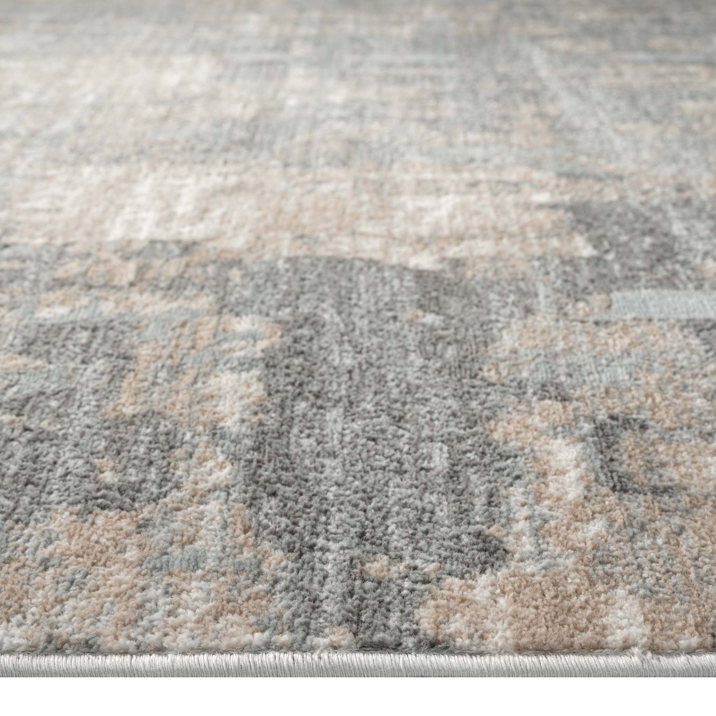 Lotus 2617 in Lt Grey Hallway Runner Rug