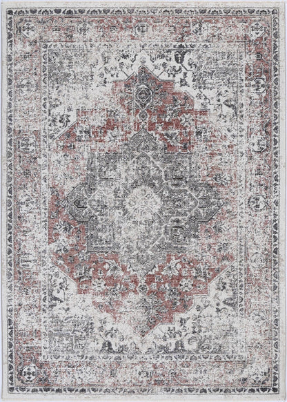 Maryland Chintz Multi Traditional Soft In Grey Rug