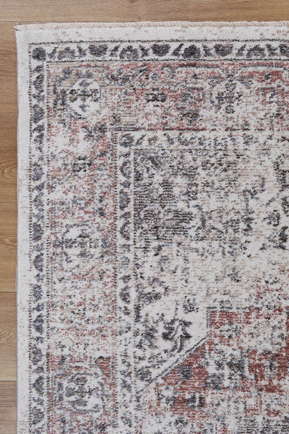 Maryland Chintz Multi Traditional Soft In Grey Rug