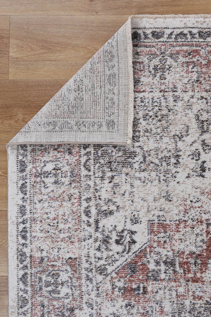 Maryland Chintz Multi Traditional Soft In Grey Rug