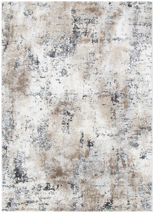 Nola Abstract Grey Beige Rug