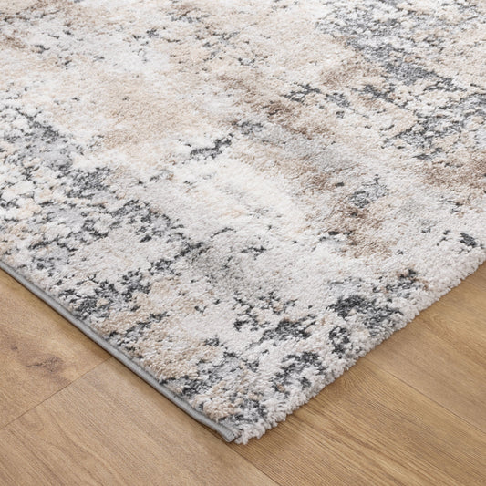 Nola Abstract Grey Beige Rug