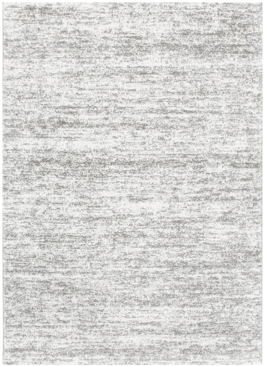 Nola Canvas Abstract Grey Rug