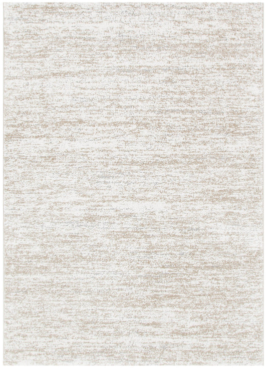 Nola Canvas Abstract Beige Rug