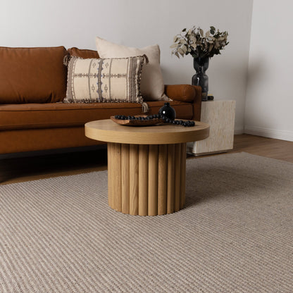 Natura Oatmeal Wool In Grey Rug