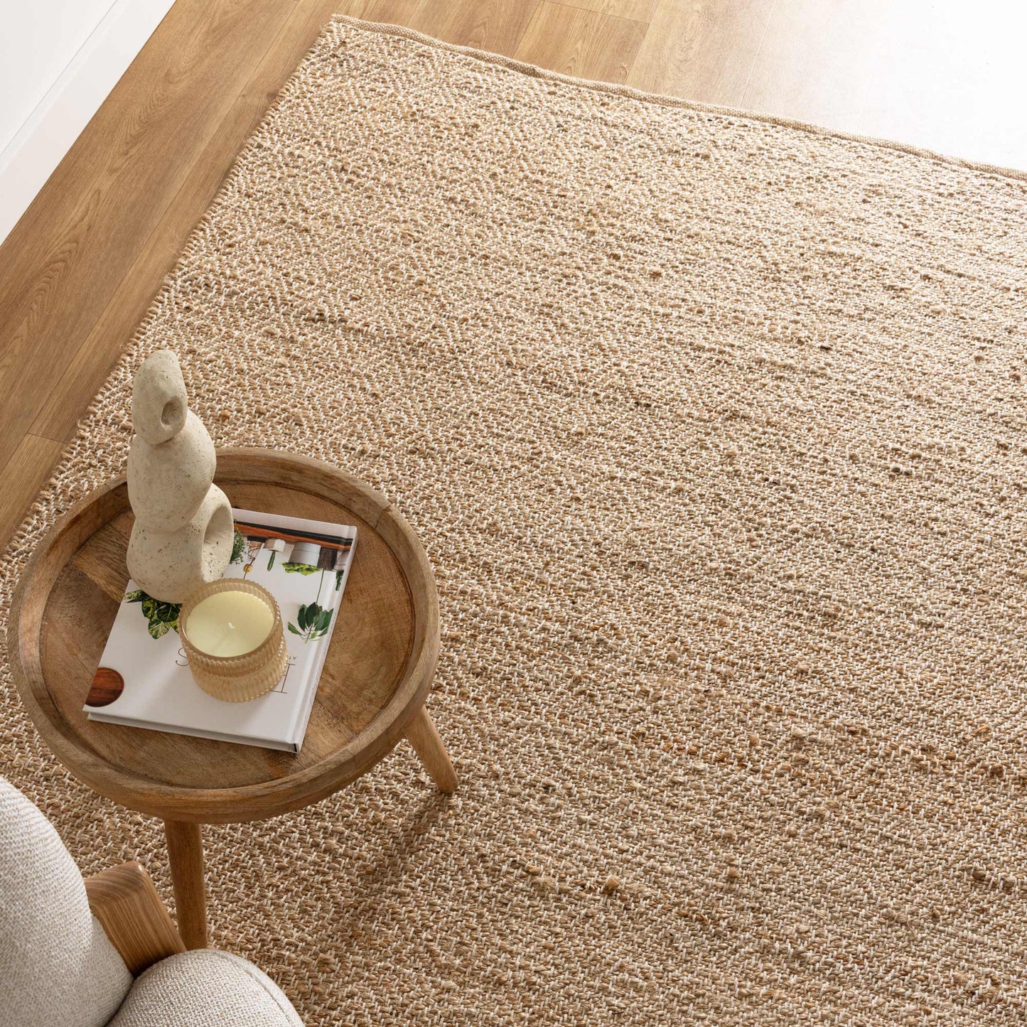 Oslo Jute Flatweave in Natural Rug