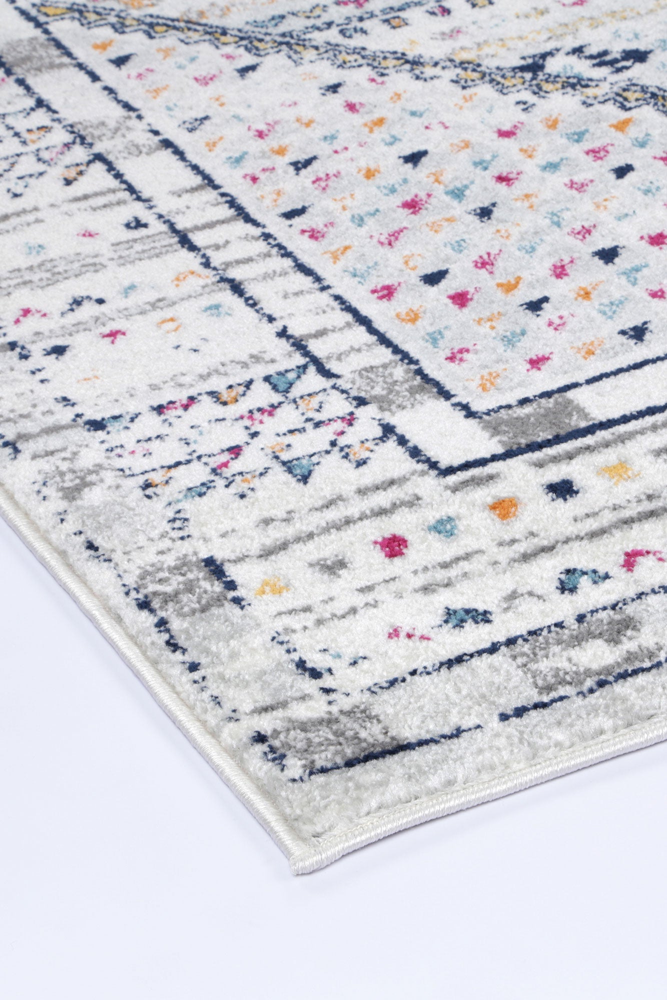 Provence Toulon Grey Tribal Rug