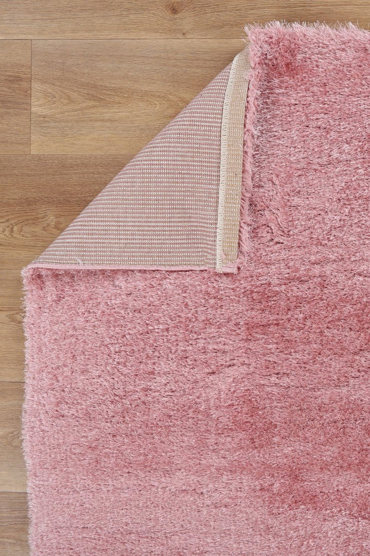 Puffy Soft Shag Pink Rug