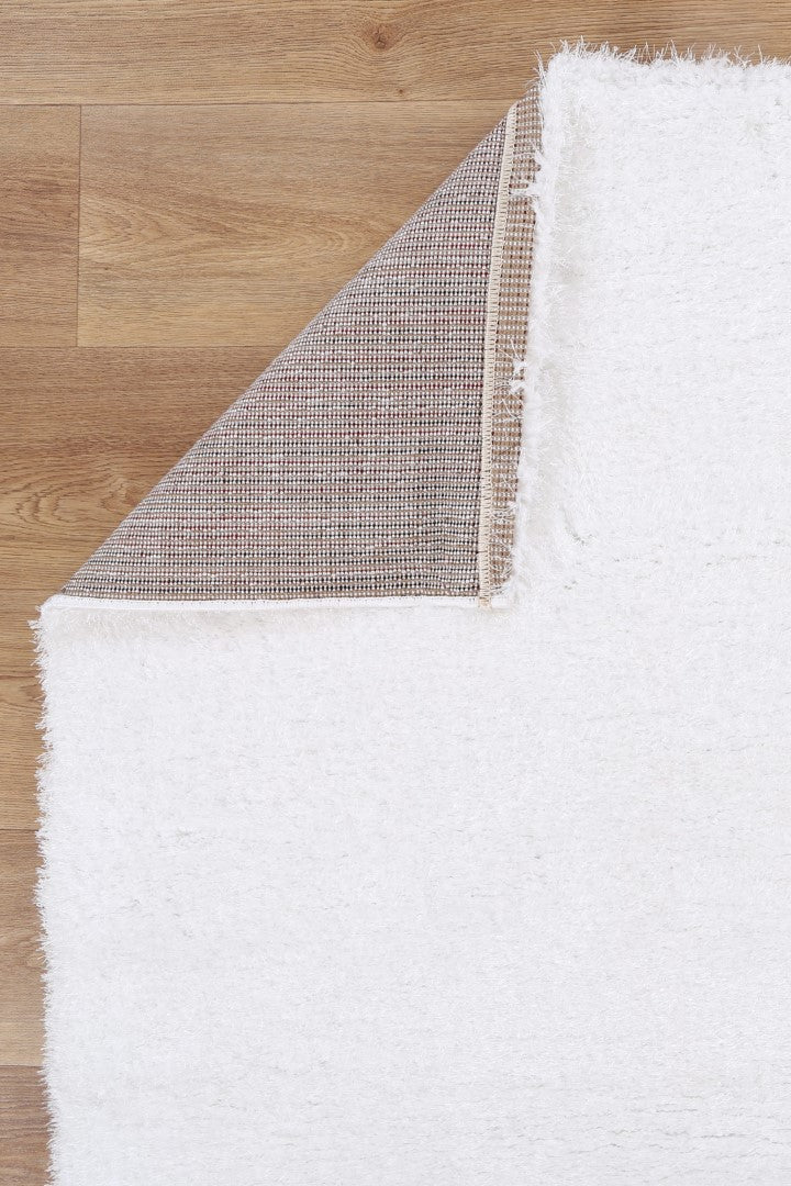 Puffy Soft Shag White Rug