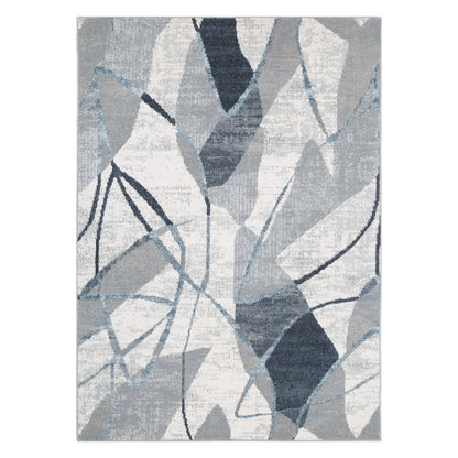 Santana Rhythm Grey Blue Rug